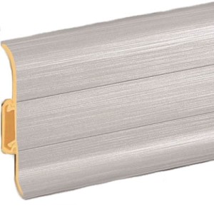 LISTWA PRZYPODŁOGOWA PREMIUM 201 MAT ALUMINIUM SZCZOTKOWANE