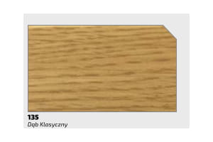 LISTWA PRZYPODŁOGOWA CEZAR 60 135 MAT DĄB KLASYCZNY
