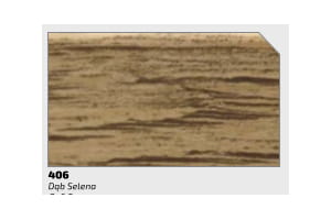 LISTWA PRZYPODŁOGOWA CEZAR 60 406 MAT DĄB SELENA