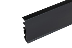 Listwa przypodłogowa HI-LINE PRESTIGE 90 MAT CZARNY