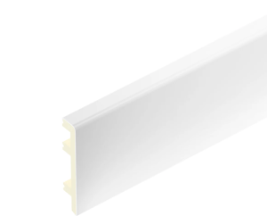 Listwa przypodłogowa Status Line PVC 80x15mm Cezar Biały RAL9003 półmat 2,20m