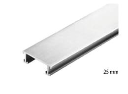 INOX DECOR AL 25mm  SREBRO  C-0  2.5 m  